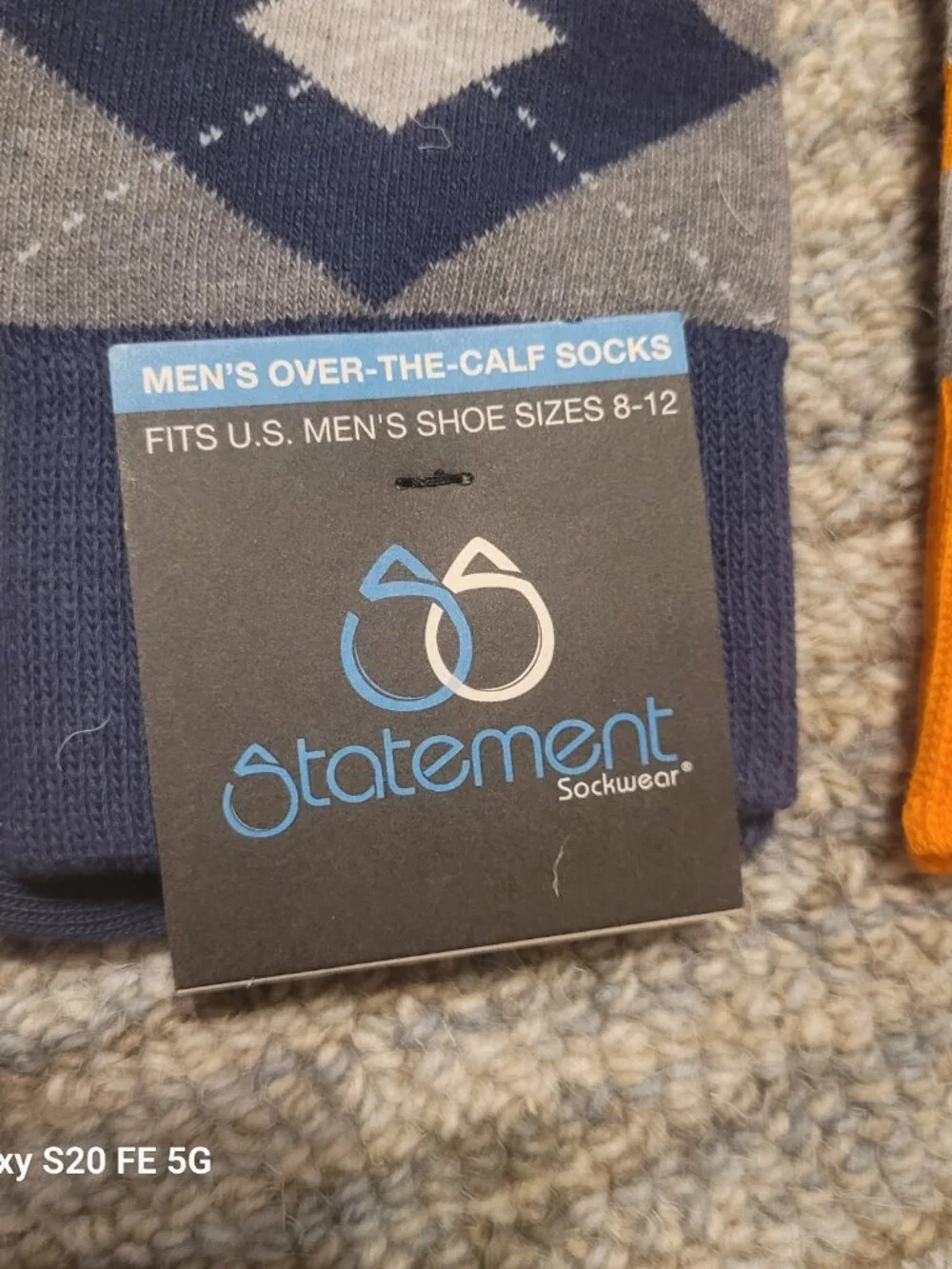 Two Pairs of Statement Sockwear Argyle Socks